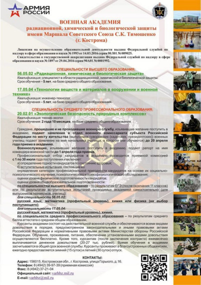 Будущим абитуриентам.